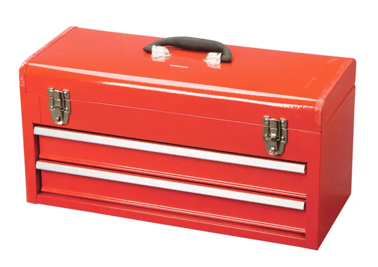 Red Metal Toolbox