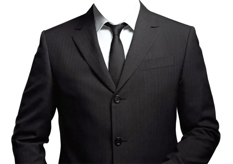 Stylish Black Suit with Tie