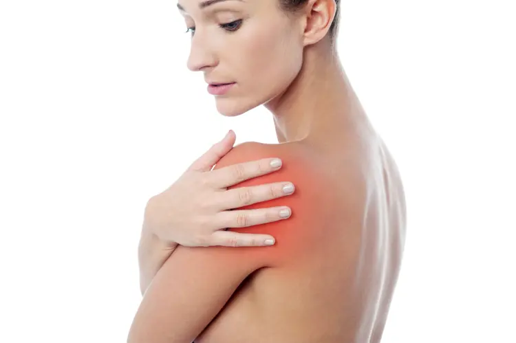 Woman with Shoulder Pain