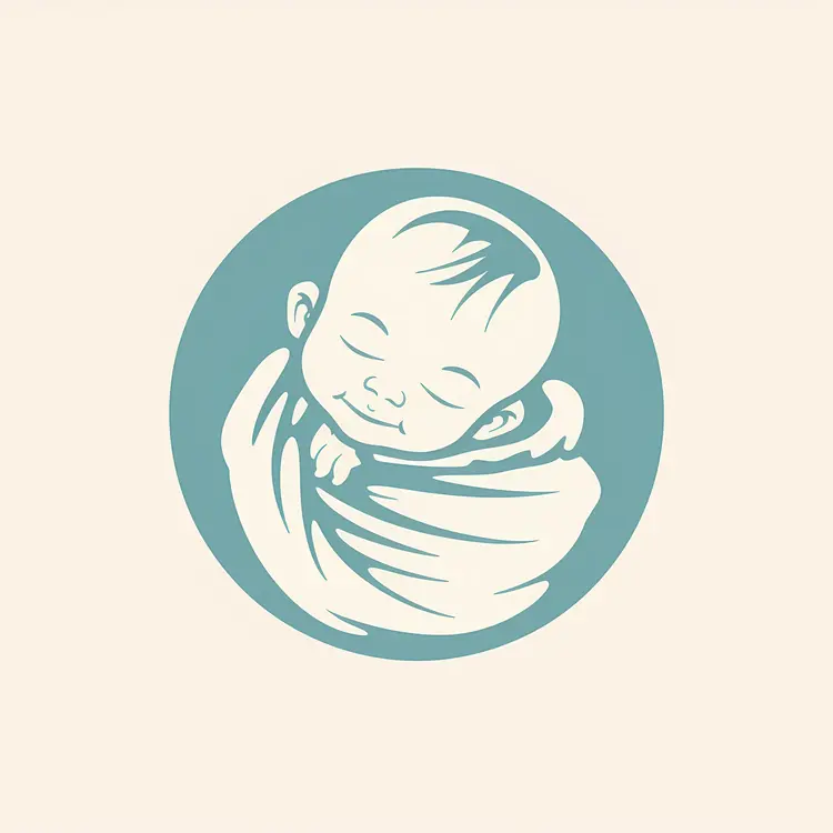 Adorable Baby Illustration