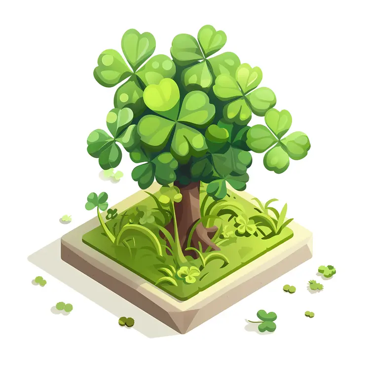 Clover Tree in a Garden