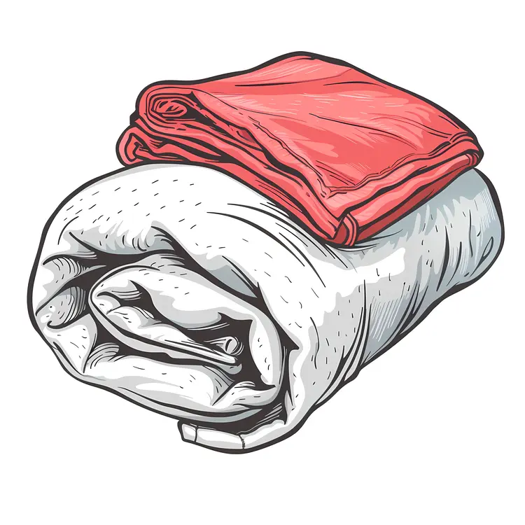 Folded Clothes in Neat Pile
