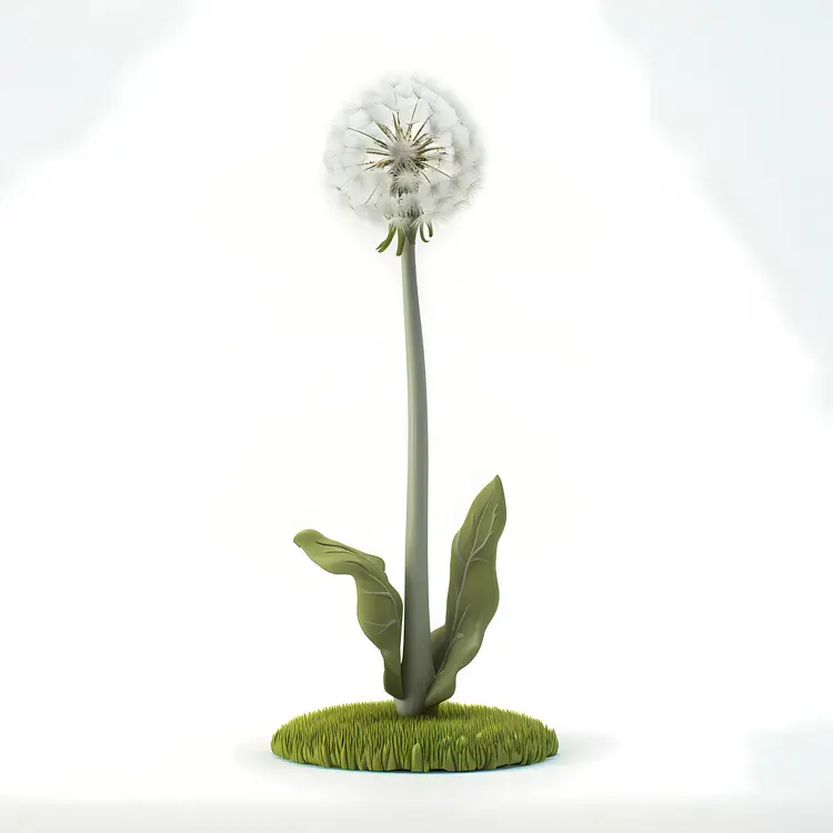 Dandelion with Grass Base