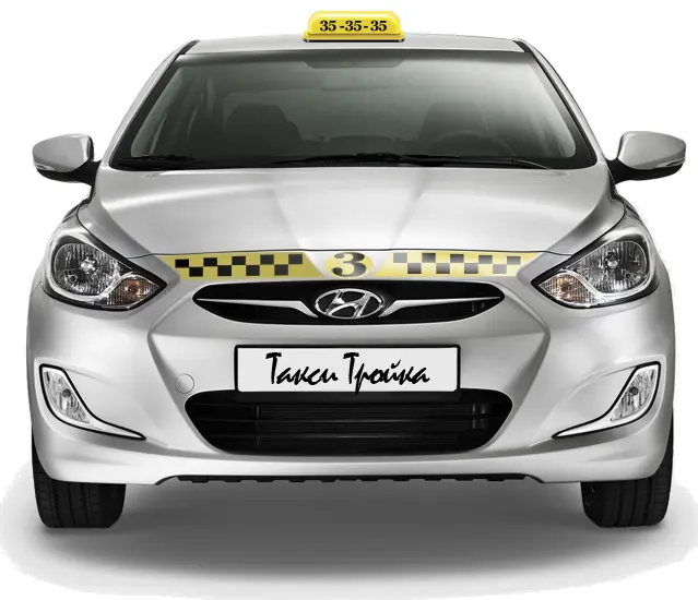 Silver Taxi Cab for Urban Transport