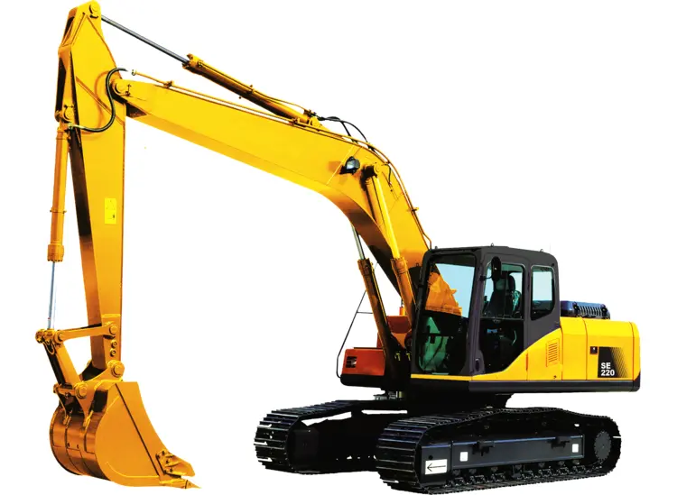 Yellow Excavator for Construction Work