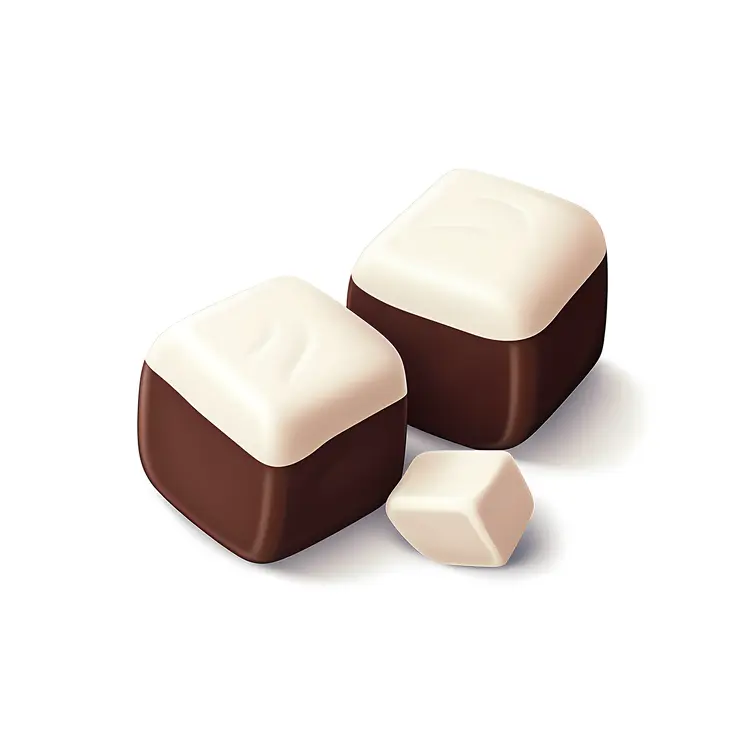 Chocolate and Cream Cubes