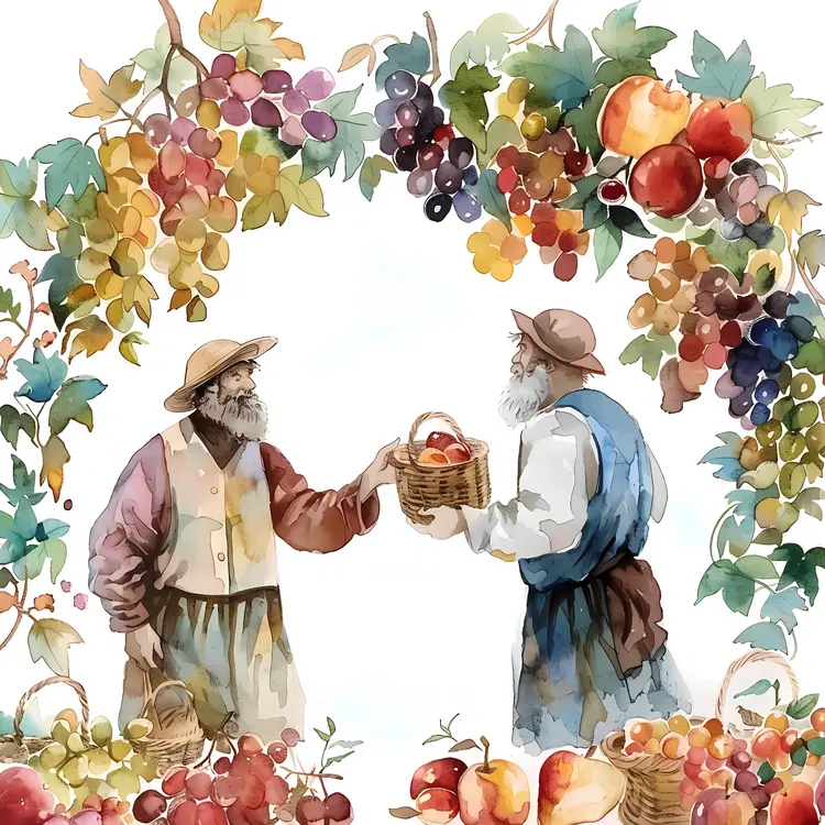 Farmers Harvesting Fruits