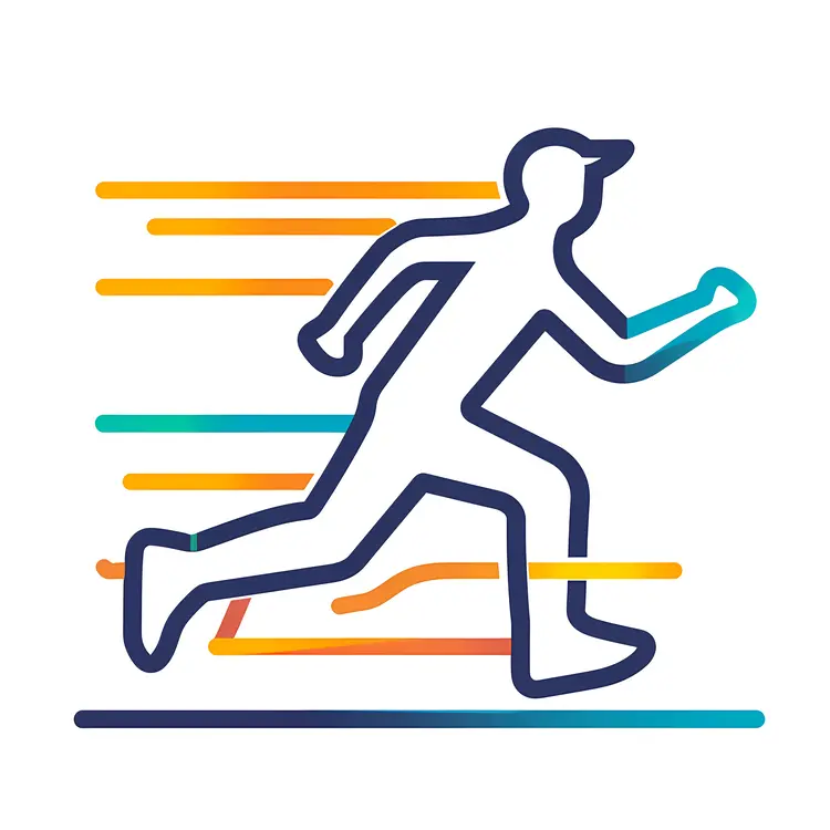 Running Icon Illustration