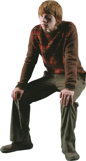 Person Sitting with Wand