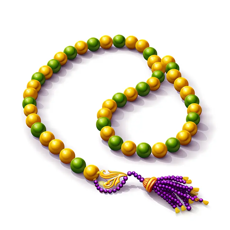 Colorful Beaded Necklace with Tassel