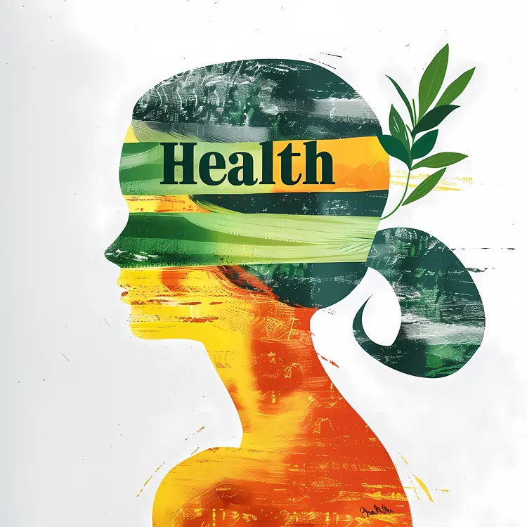 Health Concept with Nature Elements