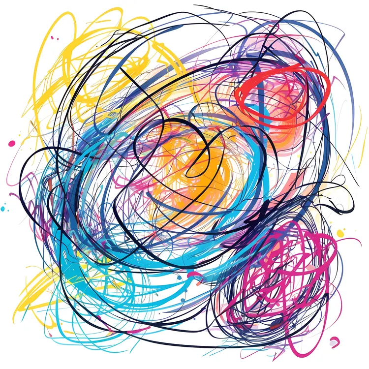 Colorful Abstract Scribbles