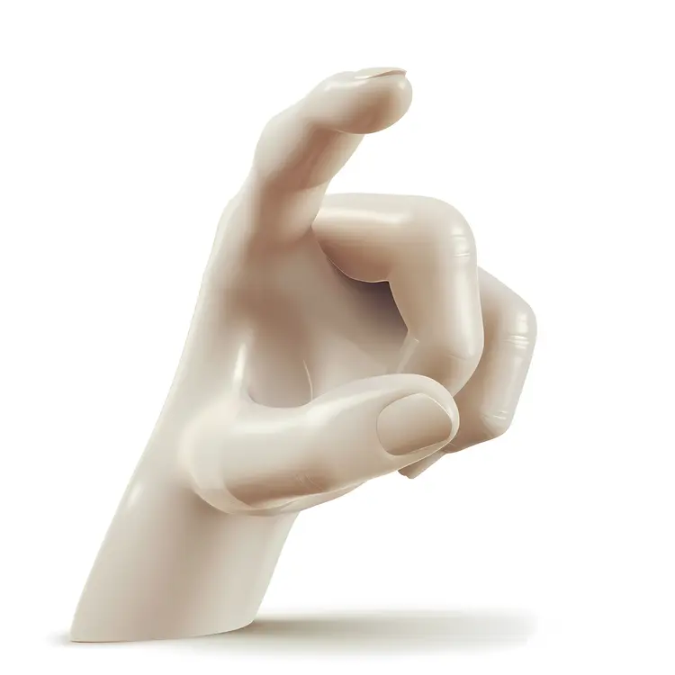 Realistic 3D Pointing Hand Gesture
