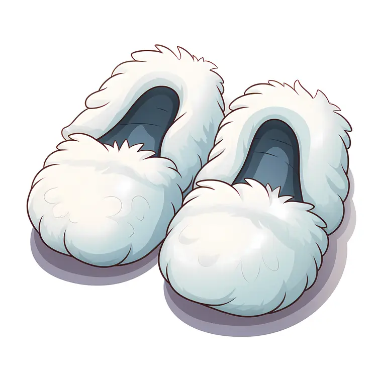 Cartoon Fluffy Slippers for Cozy Comfort