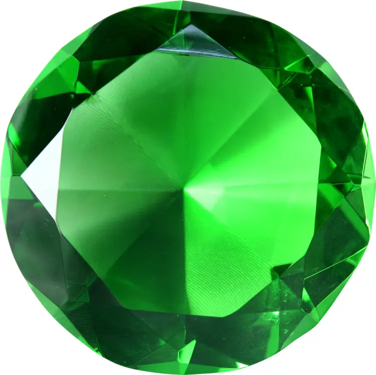 Round Green Gemstone