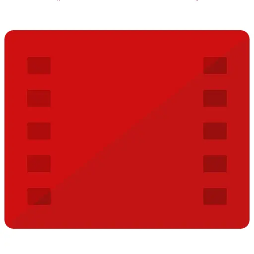 Google Play Movies Logo in Flat Design