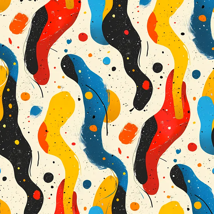 Colorful Abstract Shapes Pattern