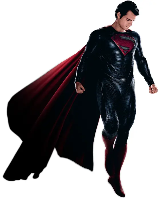 Superman in Black Suit