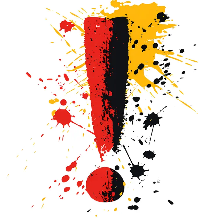 Splattered Exclamation Mark