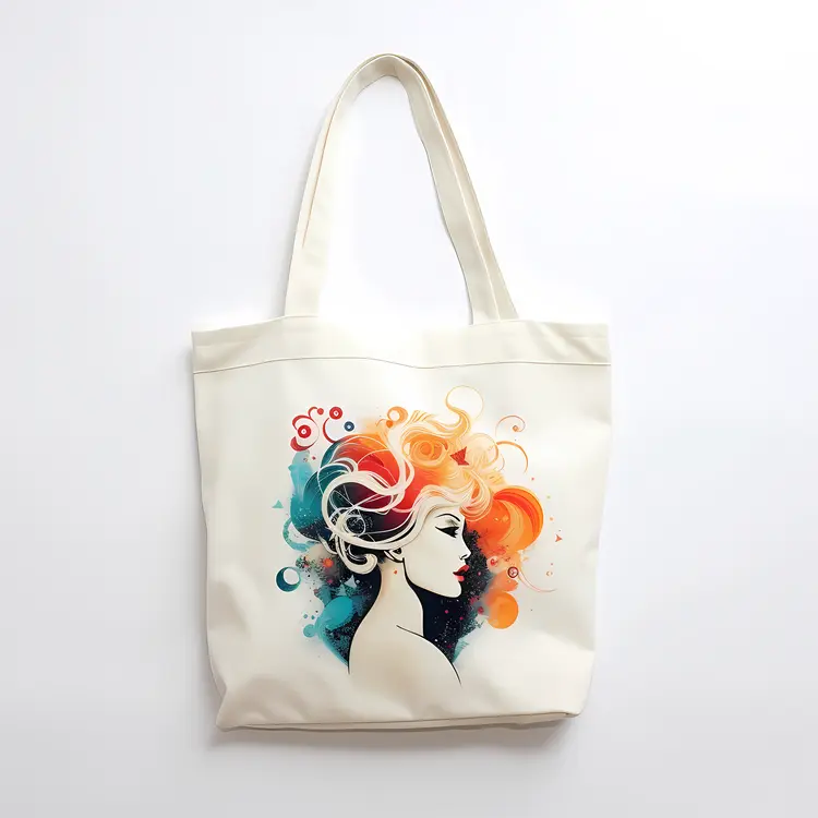 Artistic Woman with Colorful Hair