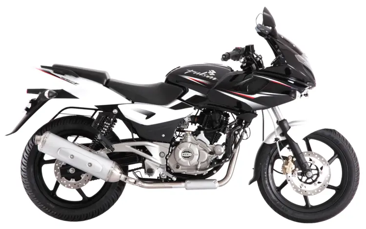 Black and White Motorcycle for Speed Enthusiasts