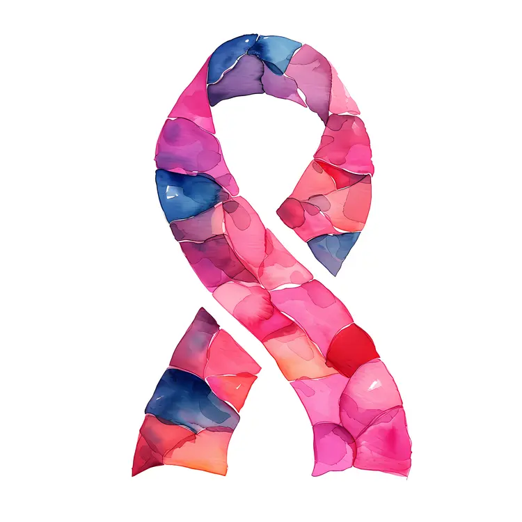 Multicolored Awareness Ribbon