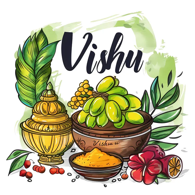 Vishu Festival Decorations with Fruits