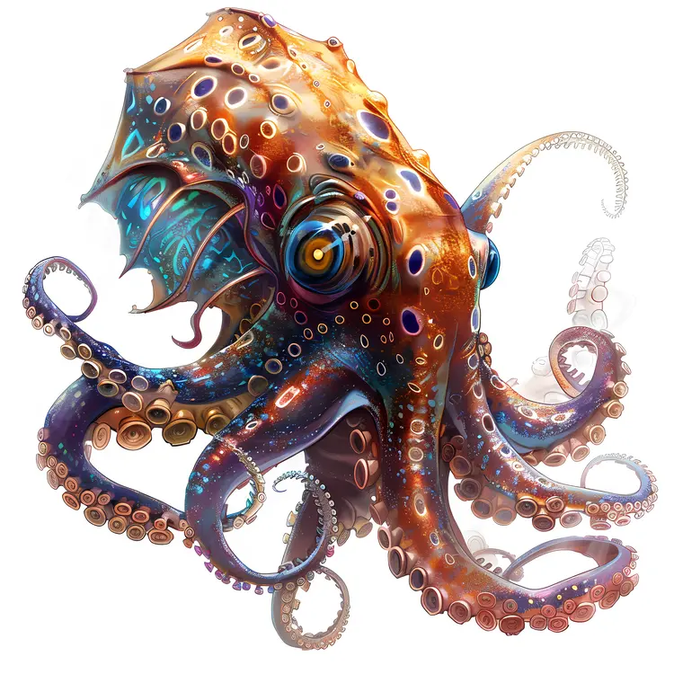 Colorful Octopus Illustration