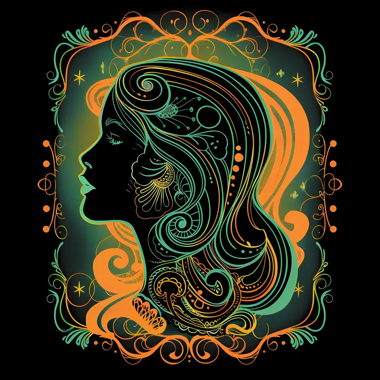 Artistic Woman's Profile