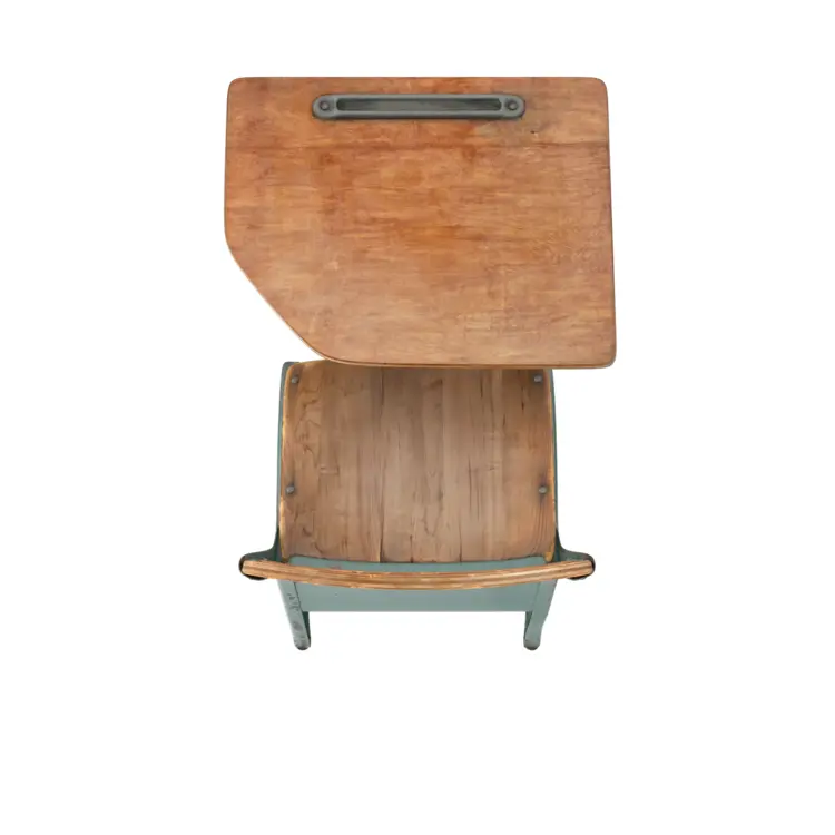 Vintage Wooden School Desk