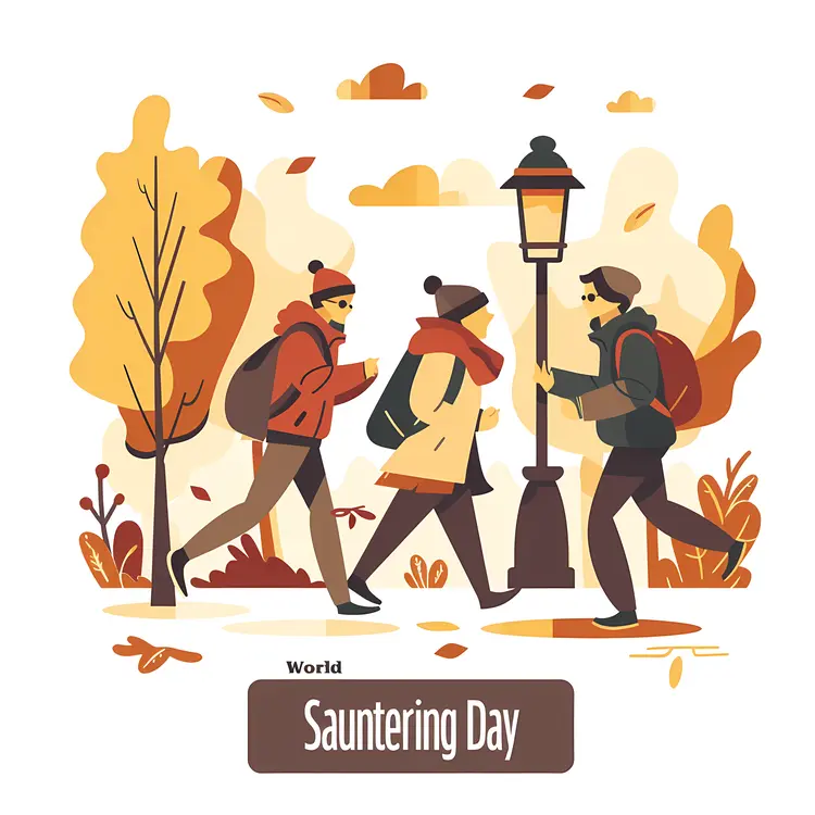 World Sauntering Day in the Park