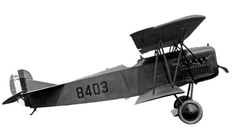 Vintage Biplane Airplane