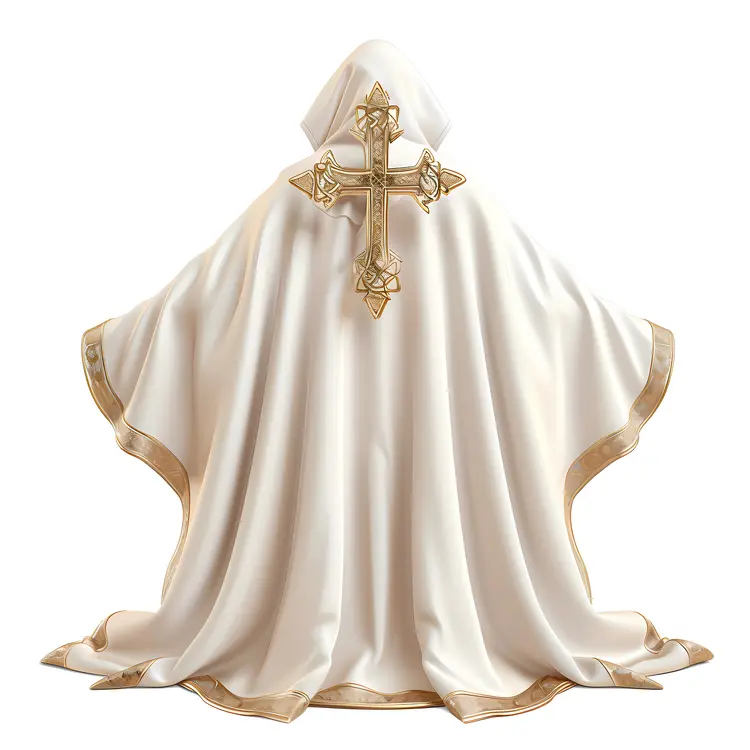 Hooded Figure with Cross