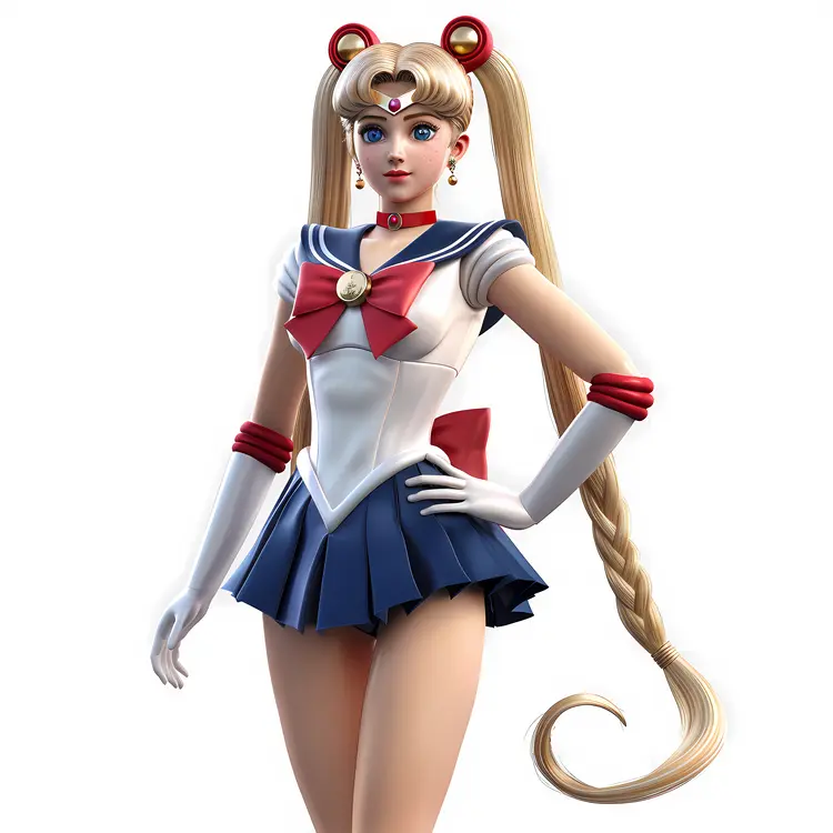 Sailor Moon Character in 3D