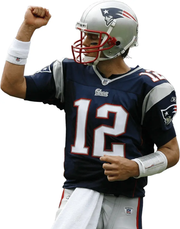 Patriots Football Player Celebrating