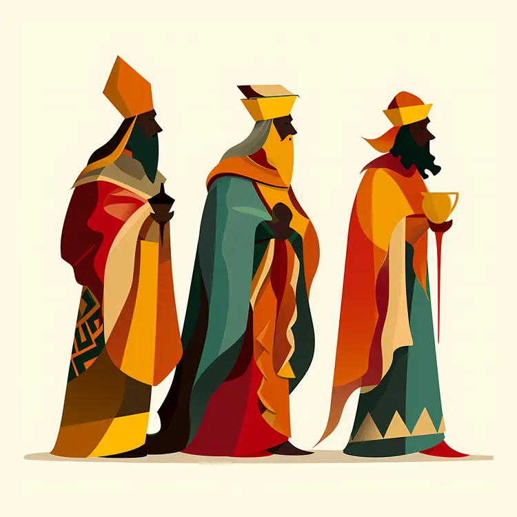 Three Wise Men Illustration