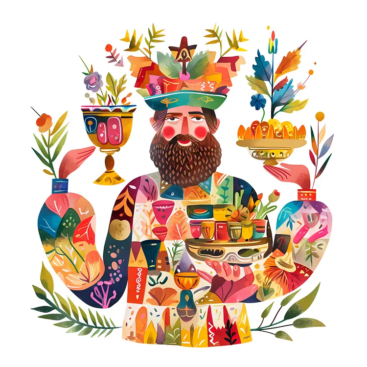 Colorful King for Purim