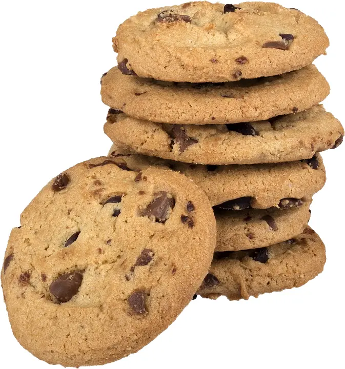 Stack of Delicious Chocolate Chip Cookies