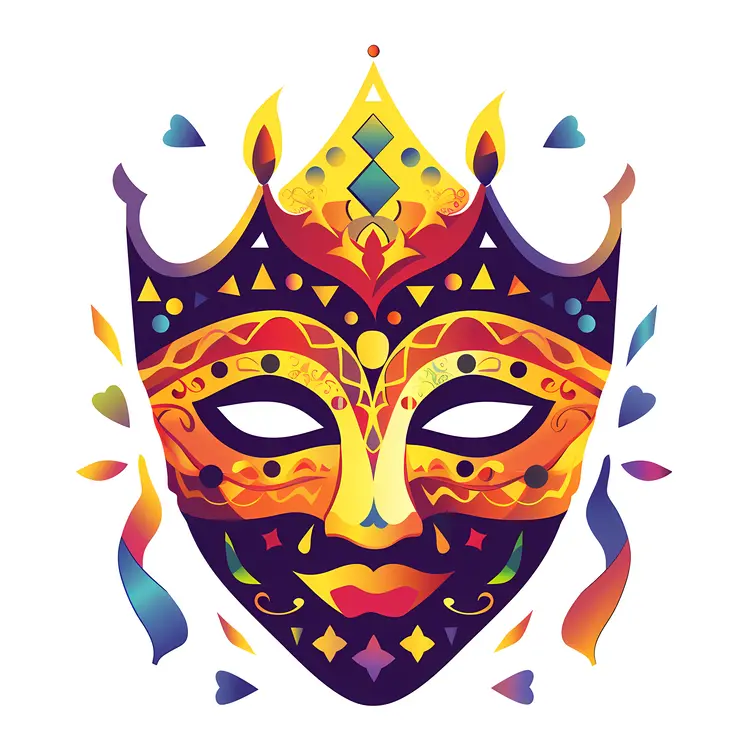 Ornate Decorative Mask for Festival