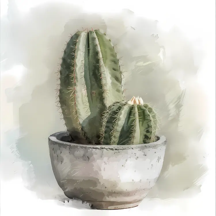 Potted Cactus Plant