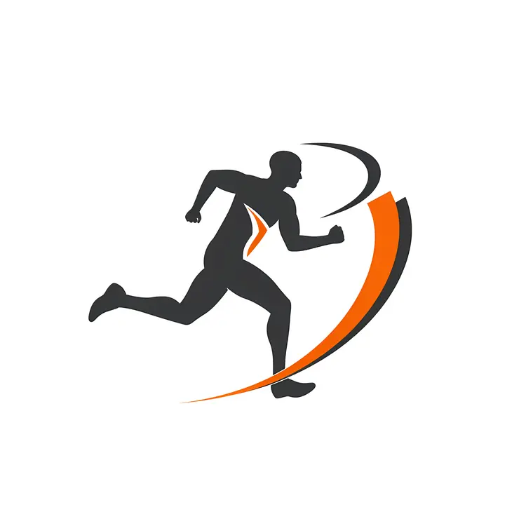 Dynamic Runner Silhouette
