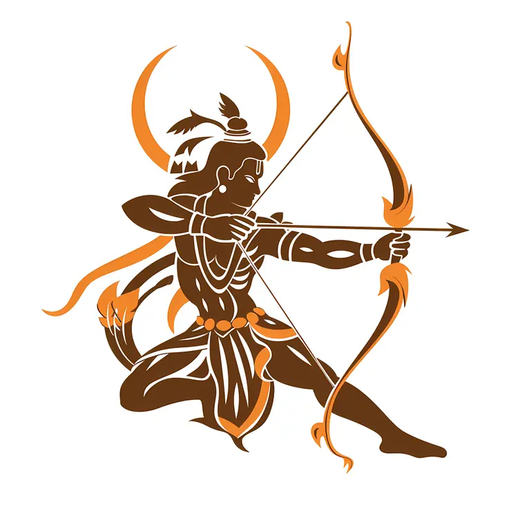 Epic Archer with Bow and Arrow