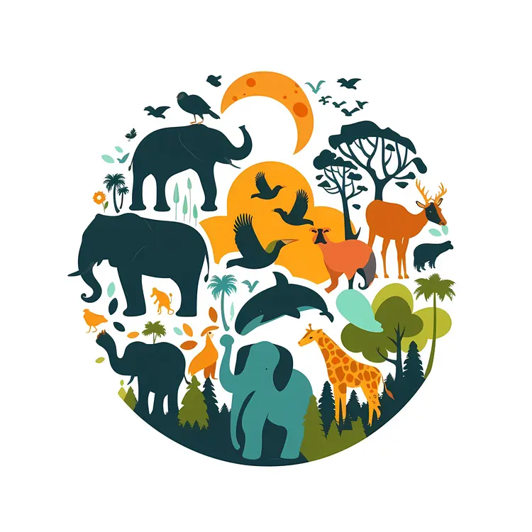 Wildlife in a Circular Design