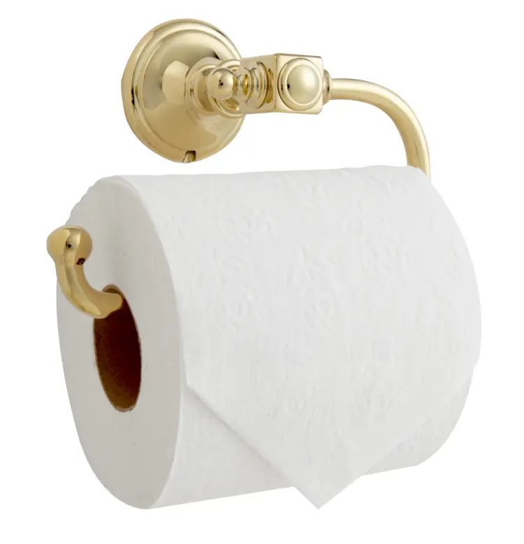 Elegant Gold Toilet Paper Holder