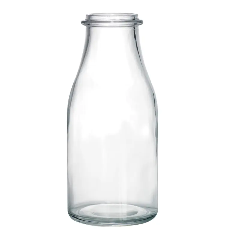 Empty glass bottle