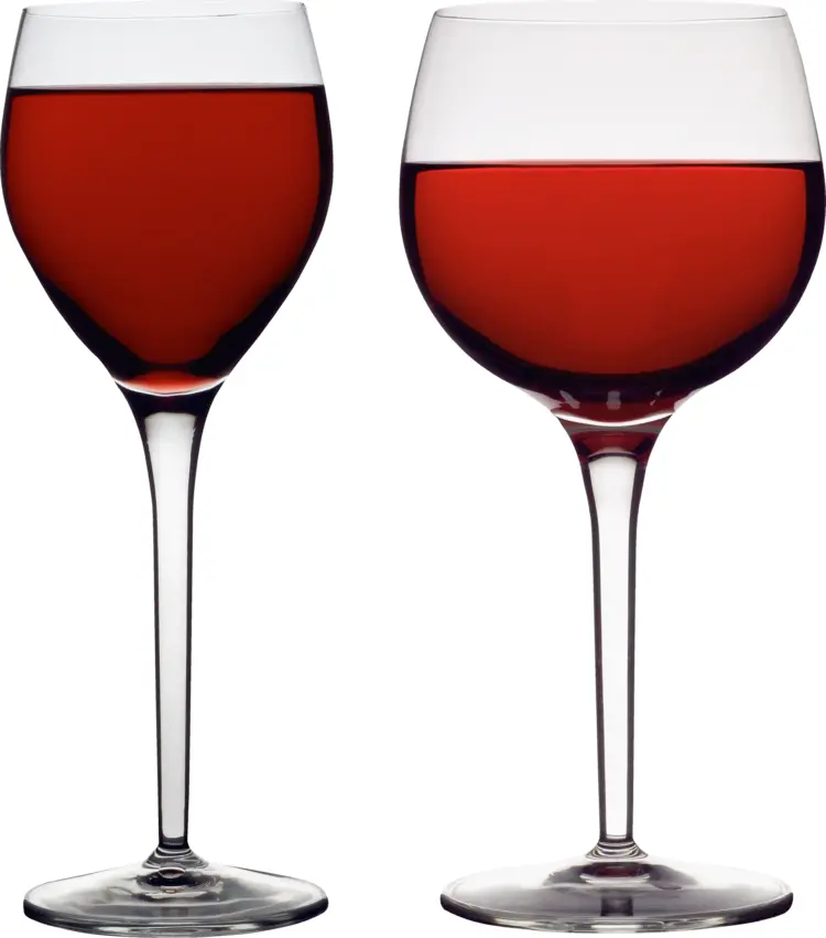 Red Wine in Glasses