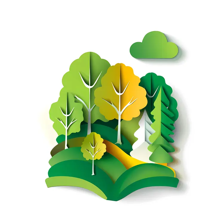 Paper Craft Forest