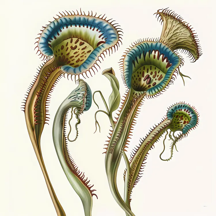 Colorful Carnivorous Plants