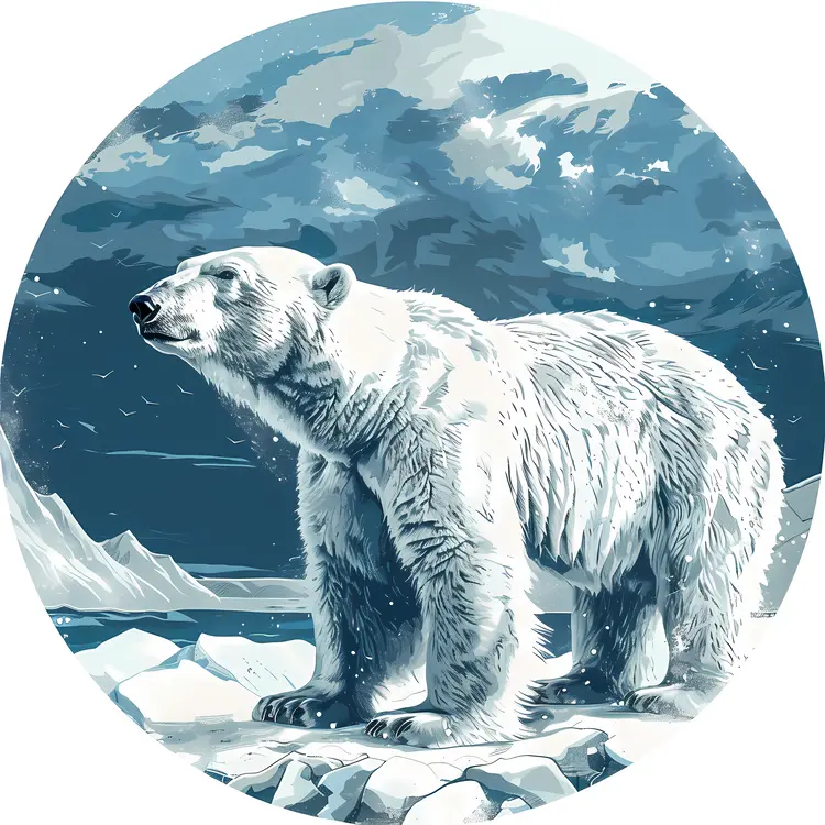 Polar Bear in Arctic