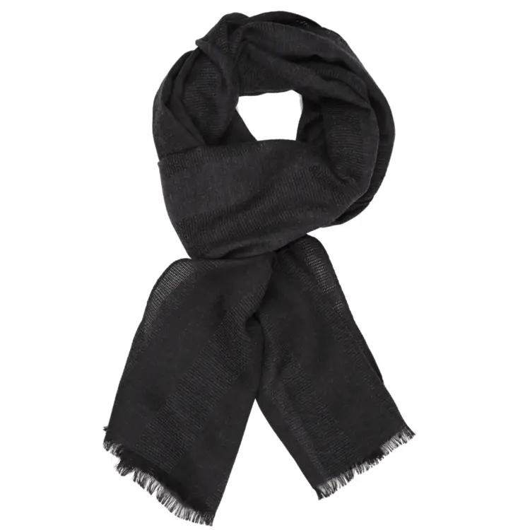 Elegant Black Winter Scarf